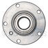 WE61180 by NTN - Wheel Bearing and Hub Assembly - Steel, Natural, without Wheel Studs