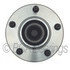 WE61222 by NTN - Wheel Bearing and Hub Assembly - Steel, Natural, with Wheel Studs