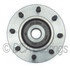 WE61243 by NTN - Wheel Bearing and Hub Assembly - Steel, Natural, with Wheel Studs