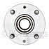 WE61245 by NTN - Wheel Bearing and Hub Assembly - Steel, Natural, with Wheel Studs