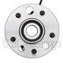 WE61247 by NTN - Wheel Bearing and Hub Assembly - Steel, Natural, with Wheel Studs