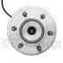 WE61231 by NTN - Wheel Bearing and Hub Assembly - Steel, Natural, with Wheel Studs