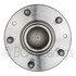 WE61257 by NTN - Wheel Bearing and Hub Assembly - Steel, Natural, with Wheel Studs