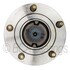 WE61283 by NTN - Wheel Bearing and Hub Assembly - Steel, Natural, with Wheel Studs