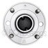 WE61275 by NTN - Wheel Bearing and Hub Assembly - Steel, Natural, with Wheel Studs