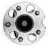 WE61276 by NTN - Wheel Bearing and Hub Assembly - Steel, Natural, with Wheel Studs