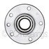 WE61306 by NTN - Wheel Bearing and Hub Assembly - Steel, Natural, without Wheel Studs