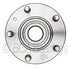 WE61285 by NTN - Wheel Bearing and Hub Assembly - Steel, Natural, with Wheel Studs