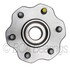 WE61287 by NTN - Wheel Bearing and Hub Assembly - Steel, Natural, with Wheel Studs