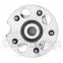 WE61346 by NTN - Wheel Bearing and Hub Assembly - Steel, Natural, with Wheel Studs