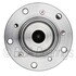 WE61349 by NTN - Wheel Bearing and Hub Assembly - Steel, Natural, without Wheel Studs