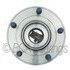 WE61339 by NTN - Wheel Bearing and Hub Assembly - Steel, Natural, with Wheel Studs