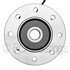 WE61376 by NTN - Wheel Bearing and Hub Assembly - Steel, Natural, with Wheel Studs