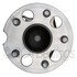 WE61363 by NTN - Wheel Bearing and Hub Assembly - Steel, Natural, with Wheel Studs