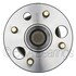 WE61453 by NTN - Wheel Bearing and Hub Assembly - Steel, Natural, with Wheel Studs