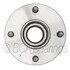 WE61454 by NTN - Wheel Bearing and Hub Assembly - Steel, Natural, with Wheel Studs