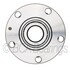 WE61477 by NTN - Wheel Bearing and Hub Assembly - Steel, Natural, without Wheel Studs