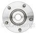 WE61486 by NTN - Wheel Bearing and Hub Assembly - Steel, Natural, with Wheel Studs