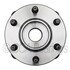 WE61517 by NTN - Wheel Bearing and Hub Assembly - Steel, Natural, with Wheel Studs