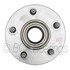 WE61509 by NTN - Wheel Bearing and Hub Assembly - Steel, Natural, with Wheel Studs