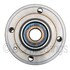 WE61529 by NTN - Wheel Bearing and Hub Assembly - Steel, Natural, without Wheel Studs