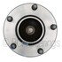 WE61530 by NTN - Wheel Bearing and Hub Assembly - Steel, Natural, with Wheel Studs