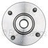 WE61519 by NTN - Wheel Bearing and Hub Assembly - Steel, Natural, with Wheel Studs