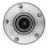 WE61520 by NTN - Wheel Bearing and Hub Assembly - Steel, Natural, with Wheel Studs