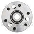 WE61549 by NTN - Wheel Bearing and Hub Assembly - Steel, Natural, with Wheel Studs