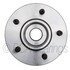 WE61560 by NTN - Wheel Bearing and Hub Assembly - Steel, Natural, with Wheel Studs