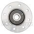 WE61555 by NTN - Wheel Bearing and Hub Assembly - Steel, Natural, with Wheel Studs