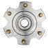 WE61568 by NTN - Wheel Bearing and Hub Assembly - Steel, Natural, with Wheel Studs