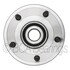 WE61587 by NTN - Wheel Bearing and Hub Assembly - Steel, Natural, with Wheel Studs