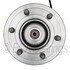 WE61038 by NTN - Wheel Bearing and Hub Assembly - Steel, Natural, with Wheel Studs