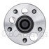 WE61043 by NTN - Wheel Bearing and Hub Assembly - Steel, Natural, with Wheel Studs