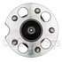 WE61057 by NTN - Wheel Bearing and Hub Assembly - Steel, Natural, with Wheel Studs