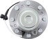 WE61343 by NTN - Wheel Bearing and Hub Assembly - Steel, Natural, with Wheel Studs