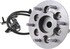 WE61765 by NTN - Wheel Bearing and Hub Assembly - Steel, Natural, with Wheel Studs