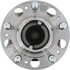 WE61819 by NTN - Wheel Bearing and Hub Assembly - Steel, Natural, with Wheel Studs