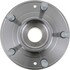 WE61829 by NTN - Wheel Bearing and Hub Assembly - Steel, Natural, without Wheel Studs