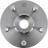 WE61842 by NTN - Wheel Bearing and Hub Assembly - Steel, Natural, with Wheel Studs