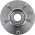 WE61843 by NTN - Wheel Bearing and Hub Assembly - Steel, Natural, with Wheel Studs