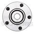 WE60708 by NTN - Wheel Bearing and Hub Assembly - Steel, Natural, with Wheel Studs