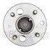 WE60738 by NTN - Wheel Bearing and Hub Assembly - Steel, Natural, with Wheel Studs