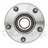 WE60765 by NTN - Wheel Bearing and Hub Assembly - Steel, Natural, with Wheel Studs