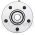 WE60766 by NTN - Wheel Bearing and Hub Assembly - Steel, Natural, with Wheel Studs