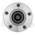 WE60753 by NTN - Wheel Bearing and Hub Assembly - Steel, Natural, with Wheel Studs