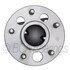 WE60754 by NTN - Wheel Bearing and Hub Assembly - Steel, Natural, with Wheel Studs