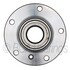 WE60769 by NTN - Wheel Bearing and Hub Assembly - Steel, Natural, without Wheel Studs