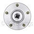 WE60800 by NTN - Wheel Bearing and Hub Assembly - Steel, Natural, with Wheel Studs